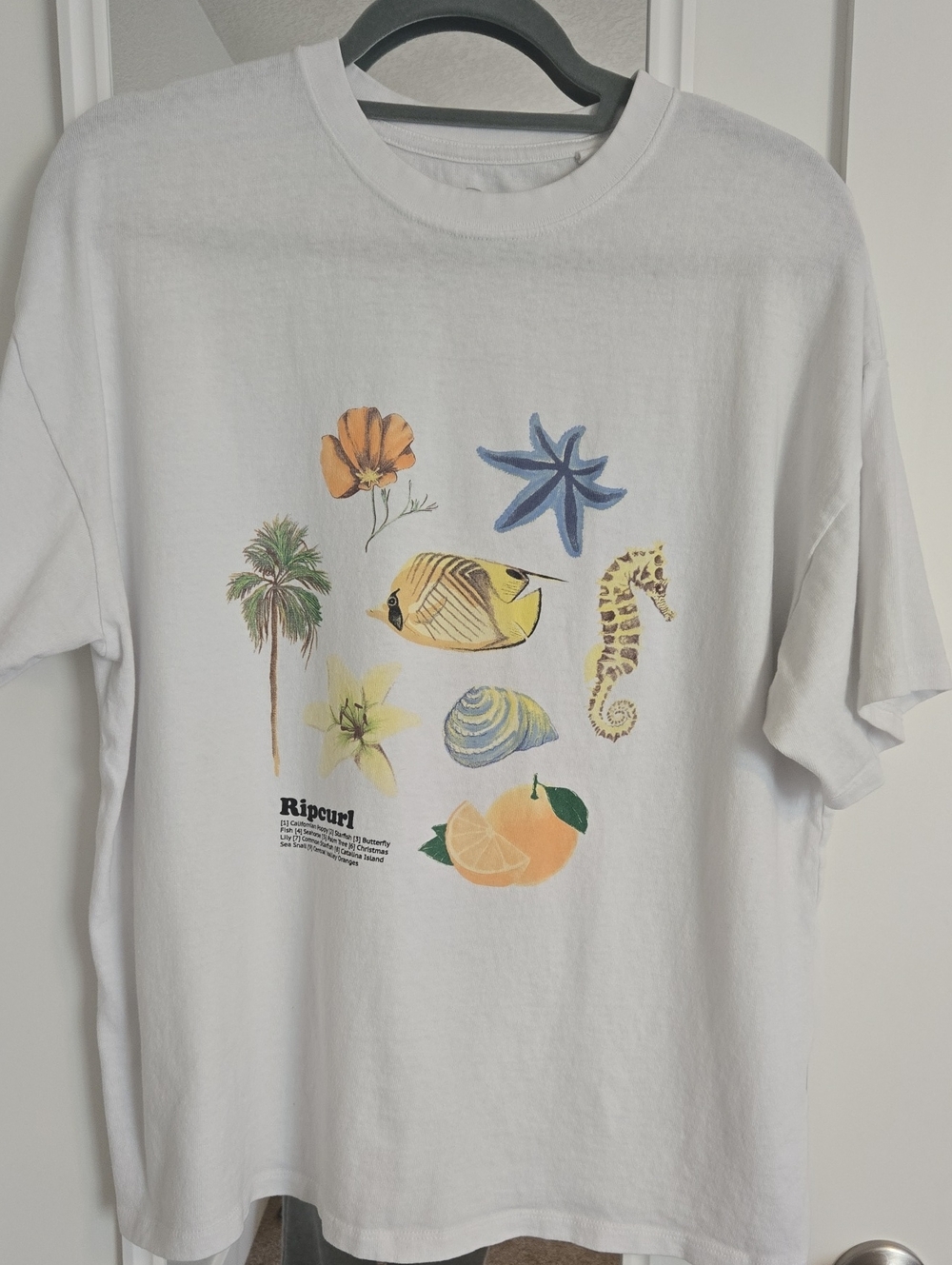 Rip Curl Poolside Heritage Tee, Size: Medium